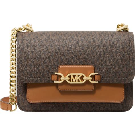 michael kors heather bag|Heather Large Logo Shoulder Bag .